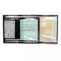 Etui pour carte grise, assurance et carte bancaire