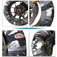 Paire de couvertures chauffantes irc animal tiger xl