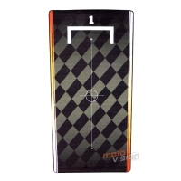 Tapis environnemental moto rouge