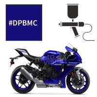 Peinture tricouche yamaha deep purplish blue metallic cocktail r1 1998 2012