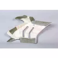 Flanc gauche poly bikesplast ducati v4 r 2019 - 2020