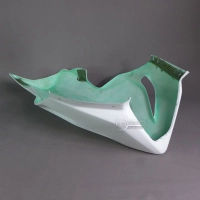 Racing front fairing fiberglass TFP Kawasaki ZX6R 2013-2018 - Moto