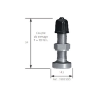 Valve aluminium tubeless diametre 8,3mm alliage léger