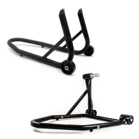 Béquille avant pour prise sous fourreaux de fourches + béquille monobras 28,5