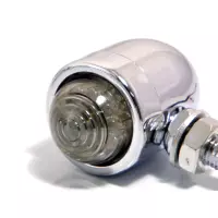 Paire de clignotants avant cafe racer chrome