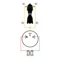 Centrale clignotant à led 3 broches 10w