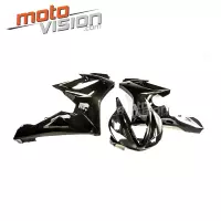 Kit de carénage en abs peint noir pour triumph daytona 675 09-12