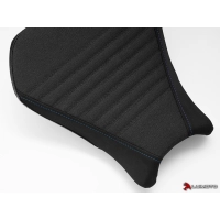Couvre selle race pilote luimoto suzuki gsxr 1000 (17-18) coutures bleues