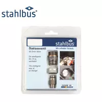 Soupape de vidange stahlbus® m18 x 1,5