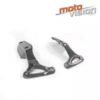 Pattes du garde boue carbone vernis bmw r nine t 16/17