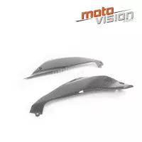 Ecopes latérales carbone vernis kawasaki ninja 650 17/19