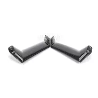 Ecopes sur tête de fourche carbone vernis pour kawasaki h2