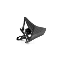 Guide chaine carbone vernis pour kawasaki h2