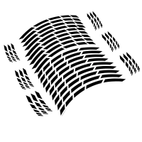 Liserets de jantes 17" - couleur noir