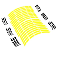 Liserets de jantes 17" - couleur jaune fluo