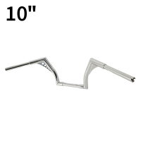 Guidon z bar chrome 10"/12"/14"/16"/18" harley davidson softail sportster xl 883-1200