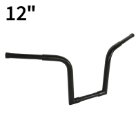 Guidon z bar noir 12"/14"/16" harley davidson sportster touring road king glides 883 1200