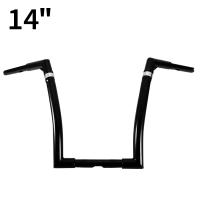 Guidon z bar noir 8"/14"/16" harley davidson softail sportster xl 883-1200