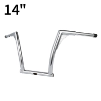 Guidon z bar chrome 14" harley davidson fltru / fltrx / fltrxs 2015-