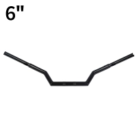 Guidon z bar noir 6" harley davidson road glide king / fltr / flhr - 2015-2016