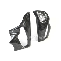 Flancs de carénage carbone vernis pour harley davidson vrscf v-rod muscle