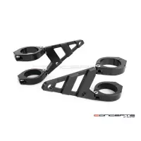 Support de phare stomp noir pour fourche de 32 à 59 mm - droite