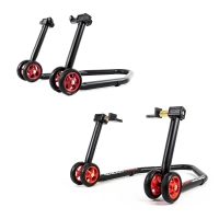 Lot de béquille avant sous fourche / arrière monobloc patins