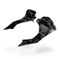 Caches sur canaux d'airs (sauf version m) carbone yamaha r1 2015-...