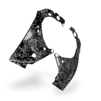 Cache cadre carbone yamaha r1 2015-...