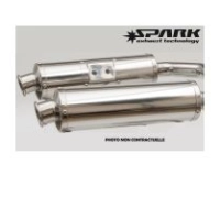 Echappement spark inox (la paire) pour ducati monster 2002 - 2009
