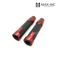 Paire de poignées avec inserts en aluminium et embout