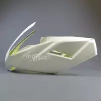 Carénage avant prise d'air origine avec adaptateurs poly racing piste  ducati 848 1098 1198