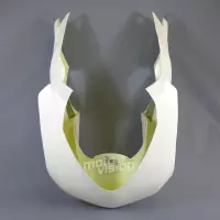 Carénage avant prise d'air origine avec adaptateurs poly racing piste  ducati 848 1098 1198