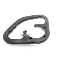 Poignée de réservoir passager en alu. taillée dans la masse