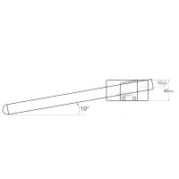 Paire de demi guidons 55 mm