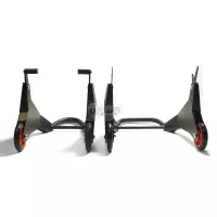 Lot de béquilles avant + arrière en aluminium universelle pour diabolos