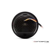 Phare avant 14,6cm - insert feux de jour led noir