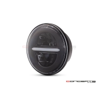 Phare avant 14,6cm - insert feux de jour led noir