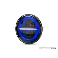 Phare avant 14,6cm/5.75" - insert feux de jour led rouge