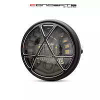 Phare avant led 7,7" feu de position/phare/code et clignotants