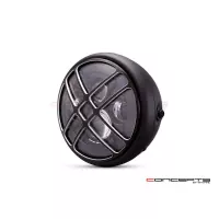 Phare avant led 7,7" phare et code tri-déco grill