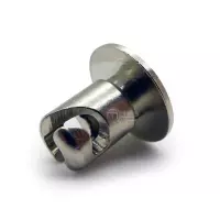 Kit de fixation à riveter argenté brillant diamètre 6 longeur 12