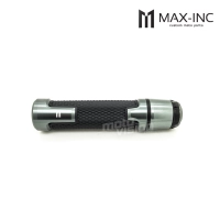 Paire de poignées avec inserts en aluminium et embout