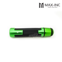 Paire de poignées avec inserts en aluminium et embout