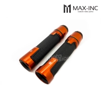 Paire de poignées avec inserts en aluminium et embout