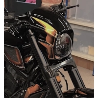 Carénage de phare "agressor" harley-davidson vrod vrscdx vrscf 2009-2017