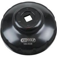 Clef pour filtre à huile 76mm 6 cannelures ks tools