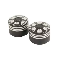 Cache sur boulon essieu avant harley davidson softail road king glisse filt