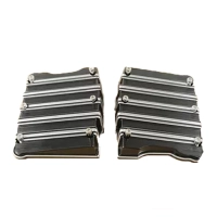Caches moteur en aluminium cnc harley davidson  twim cam 1999-2017 dyna softail