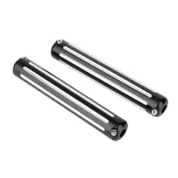 Caches tube de fourche bas en aluminium cnc harley davidson touring road king glide 2014-2017